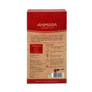 Anmara Artisanal Caserecce Organic Pasta packet back