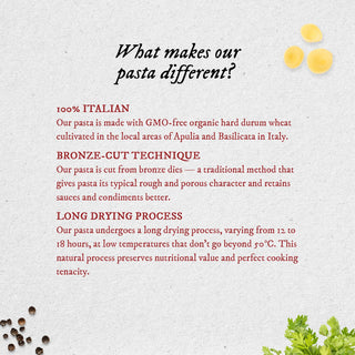Anmara Artisanal Orecchiette Pasta Uniquness