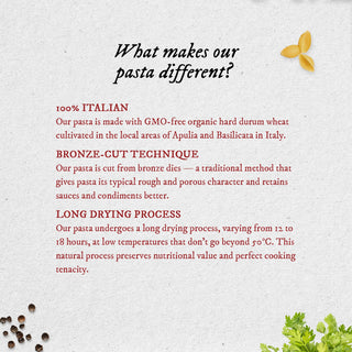 Anmara Artisanal Organic Conchigliette Pasta uniqueness