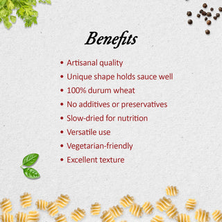 Anmara Artisanal Organic Festoni Pasta Benefits