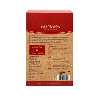 Anmara Artisanal Organic Fusilli Pasta Packet Back