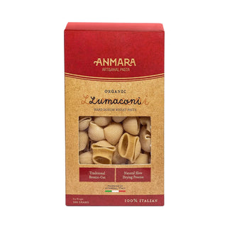 Anmara Artisanal Organic Lumaconi Pasta Packet Front