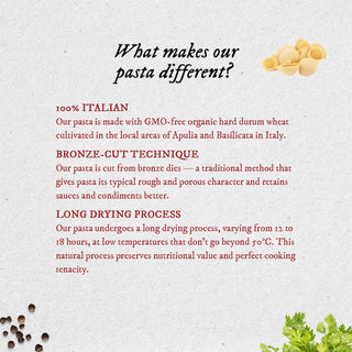 Anmara Artisanal Organic Lumaconi Pasta Uniqueness