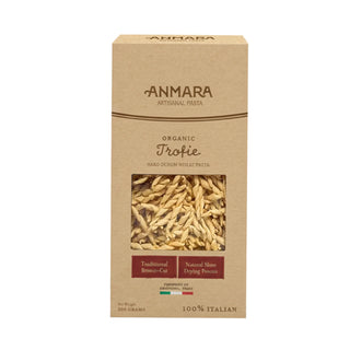 Anmara Artisanal Organic Trofie Pasta - Short & Twisted Hard Durum Wheat Pasta (500g)