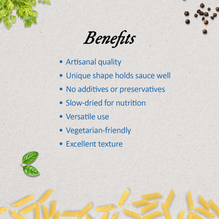 Anmara Artisanal Gluten-Free Pennete Pasta Benefits