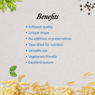 Anmara Artisanal Gluten Free Fusilli Pasta Benefits