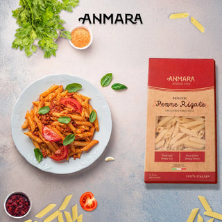 Anmara Artisanal Organic Penne Rigate Pasta
