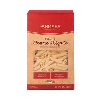 Anmara Artisanal Organic Penne Rigate Pasta Packet Front