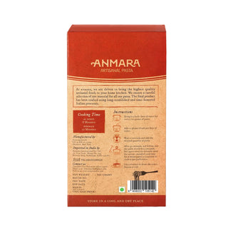 Anmara Artisanal Organic Stelline Pasta Packet Back