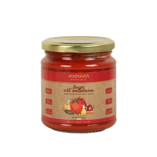 Anmara Artisanal Ortolana Mixed Vegetable Sauce Jar Front