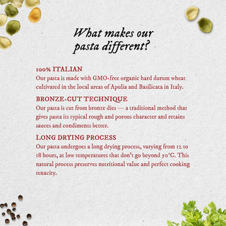 Anmara Artisanal Tricolore Orecchiette Uniqueness