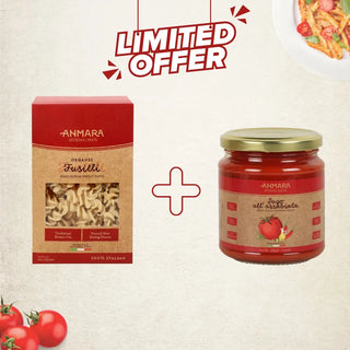 Special Combo Deals | Anmara Organic Fusilli Pasta with Spicy Arrabiata Sauce