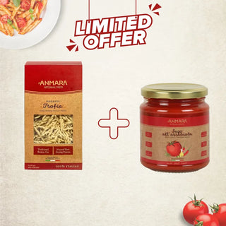 Special Combo Deals | Anmara Organic Trofie Pasta with Spicy Arrabiata Sauce