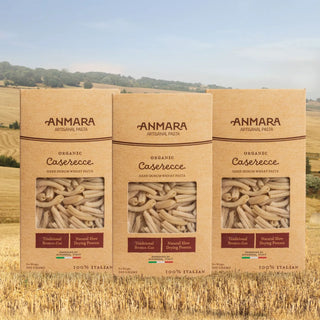 Special Combo Deals | Caserecce Organic Pasta – 3 x 500g Packs of Authentic Italian Hard Durum Wheat Pasta