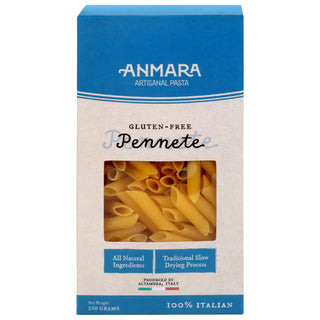 Anmara Artisanal Gluten-Free Pennete Pasta – 100% Natural & GMO-Free (250g)