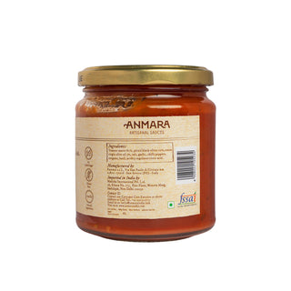 Anmara Artisanal Olive & Basil Sauce – Gluten-Free Vegan Sauce with Black Olives & Fresh Basil (314 ML)