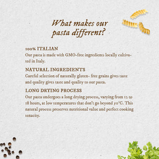 Anmara Artisanal Gluten Free Fusilli Pasta – 100% Italian, Natural Ingredients (250g)