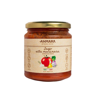 Anmara Artisanal Marinara Sauce - Authentic Italian Tomato Sauce, Gluten-Free & Vegan (314 ML)