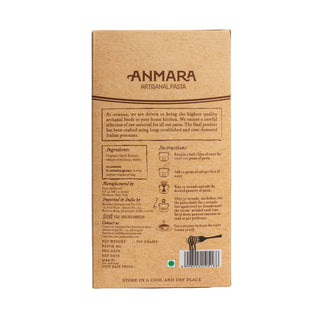 Anmara Artisanal Caserecce Organic Pasta – Hard Durum Wheat Pasta for Authentic Italian Flavors (500g)
