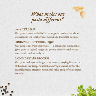 Anmara Artisanal Organic Conchiglioni Pasta - Sea Shell-Shaped Pasta Made from Hard Durum Wheat (500g)