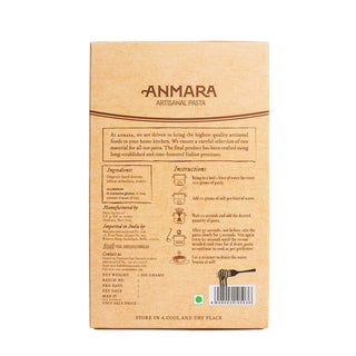 Anmara Artisanal Organic Festoni – 100% Italian Hard Durum Wheat Pasta with Wide, Rippled Cuts (500g)