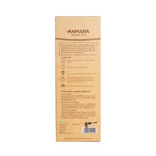 Anmara Artisanal Organic Fettuccine Pasta – Organic 100% Italian Hard Durum Wheat Pasta (500g)