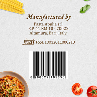 Anmara Artisanal Organic Fettuccine Pasta – Organic 100% Italian Hard Durum Wheat Pasta (500g)