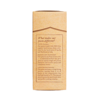 Anmara Artisanal Organic Paccheri Rigate – Premium Ridged Tube-Shaped Hard Durum Wheat Pasta (500g)