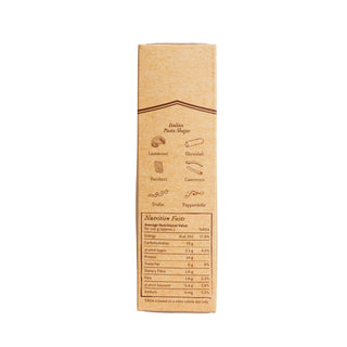 Anmara Artisanal Organic Penne Rigate Pasta - Hard Durum Wheat Tube-Shaped Pasta with Ridges (500g)
