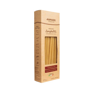 Anmara Artisanal Organic Spaghetti Pasta – 100% Italian Hard Durum Wheat (500g)