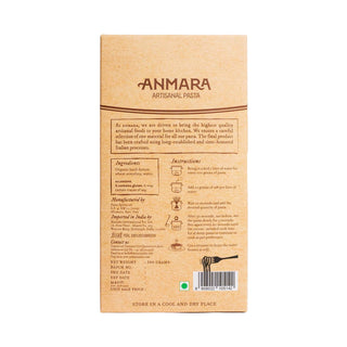 Anmara Artisanal Organic Stelline Pasta - Italian Star-Shaped Pasta Made with Hard Durum Wheat (500g)