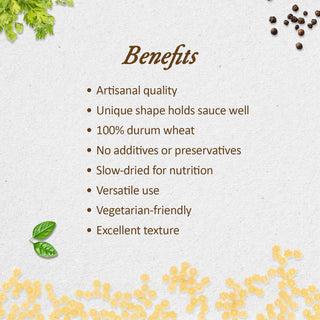 Anmara Artisanal Organic Stelline Pasta - Italian Star-Shaped Pasta Made with Hard Durum Wheat (500g)