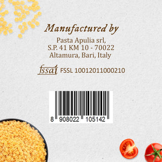 Anmara Artisanal Organic Stelline Pasta - Italian Star-Shaped Pasta Made with Hard Durum Wheat (500g)
