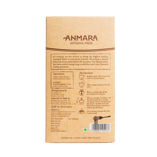 Anmara Artisanal Organic Trofie Pasta - Short & Twisted Hard Durum Wheat Pasta (500g)