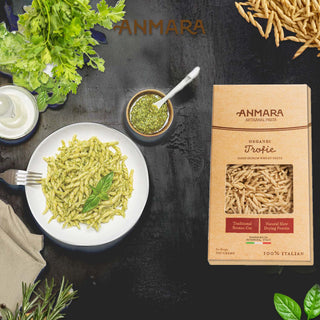 Anmara Artisanal Organic Trofie Pasta - Short & Twisted Hard Durum Wheat Pasta (500g)
