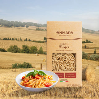 Anmara Artisanal Organic Trofie Pasta - Short & Twisted Hard Durum Wheat Pasta (500g)