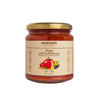 Anmara Artisanal Ortolana Mixed Vegetable Sauce – Gluten-Free, Sugar-Free, Farm Fresh Ingredients (314 ml)