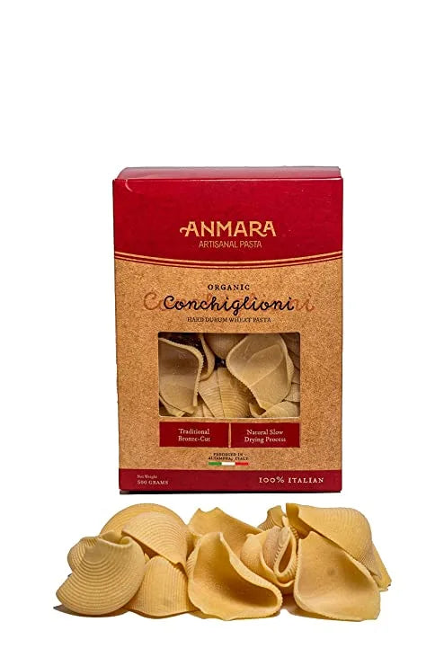 Anmara Artisanal Pasta, Organic Conchiglioni (Hard Durum Wheat)-500G