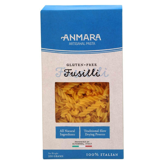 ANMARA Artisanal Pasta, Gluten-Free Fusilli, 250 g