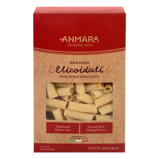 Anmara Artisanal Pasta, Organic Elicoidali, Hard Durum Wheat, 500 g